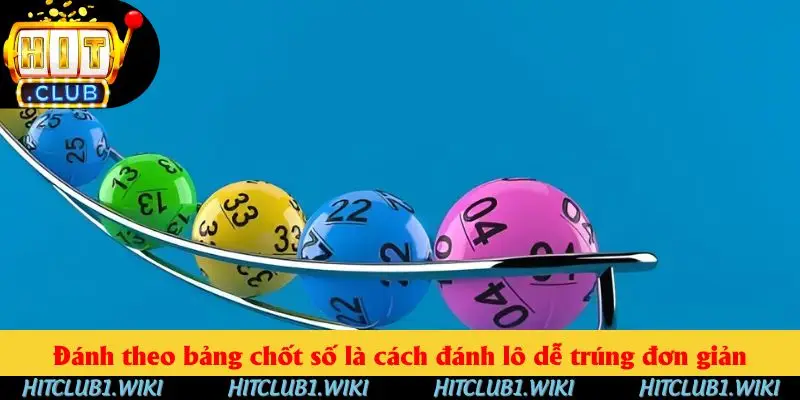Đánh theo bảng chốt số của cao thủ là cách đánh lô dễ trúng đơn giản Đánh theo bảng chốt số của cao thủ là cách đánh lô dễ trúng đơn giản